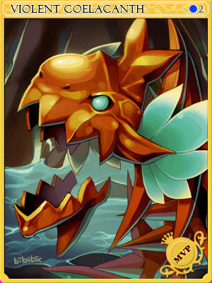 Violent Coelacanth Card card illustration