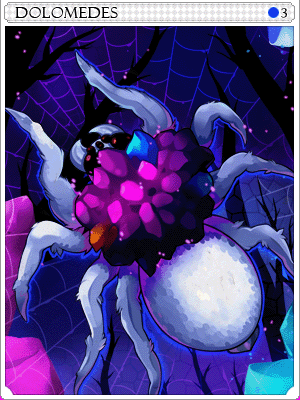 Dolomedes Card card illustration