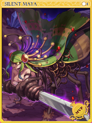 Silent Maya Card card illustration