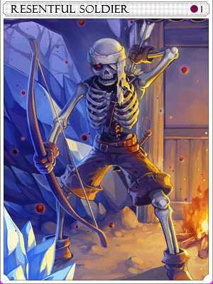 Resentful Soldier Card card illustration