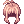 Costume Ponytail Hair (Pink)