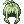 Costume Ponytail Hair (Green)