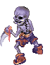 Furious Soldier Skeleton