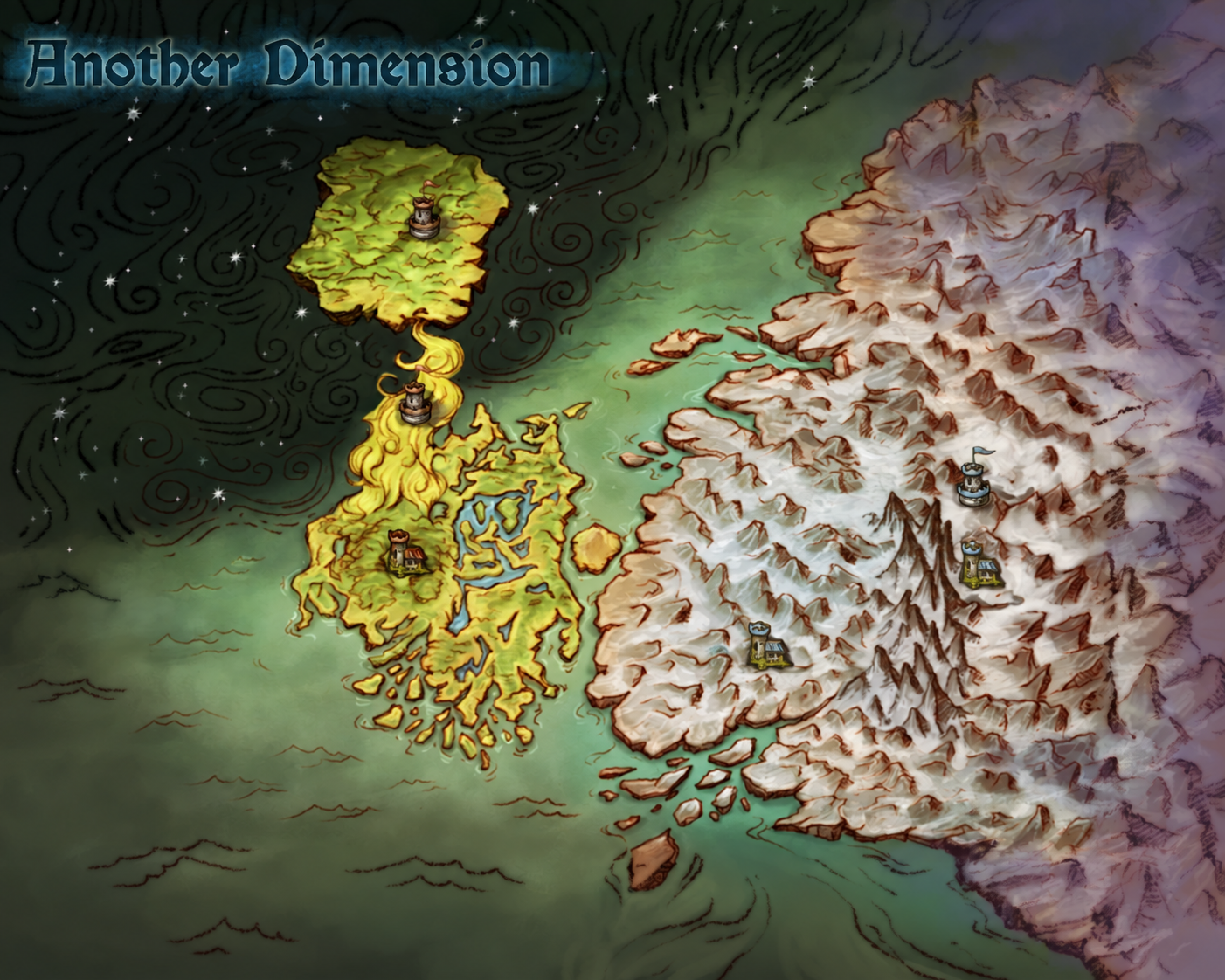 Original New World world map from Ragnarok Online